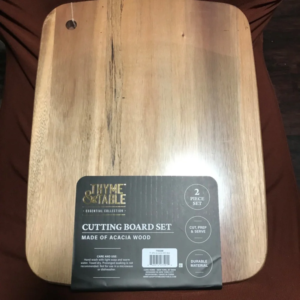 Thyme&Table Cutting Board Set New
